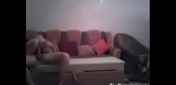  Young Russian Couple Having Sex At Home